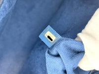 Medium Deauville Tote in Navy Blue Studded Caviar