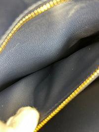 Montaigne Shoulder Bag in Navy Blue Matte BHW