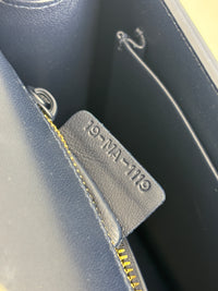 Montaigne Shoulder Bag in Navy Blue Matte BHW