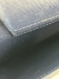 Montaigne Shoulder Bag in Navy Blue Matte BHW