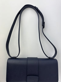 Montaigne Shoulder Bag in Navy Blue Matte BHW