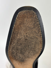 Men’s Smooth Leather Loafers in Black Size 5