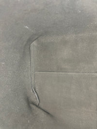 Black Leather Barocco Print Shopper Tote