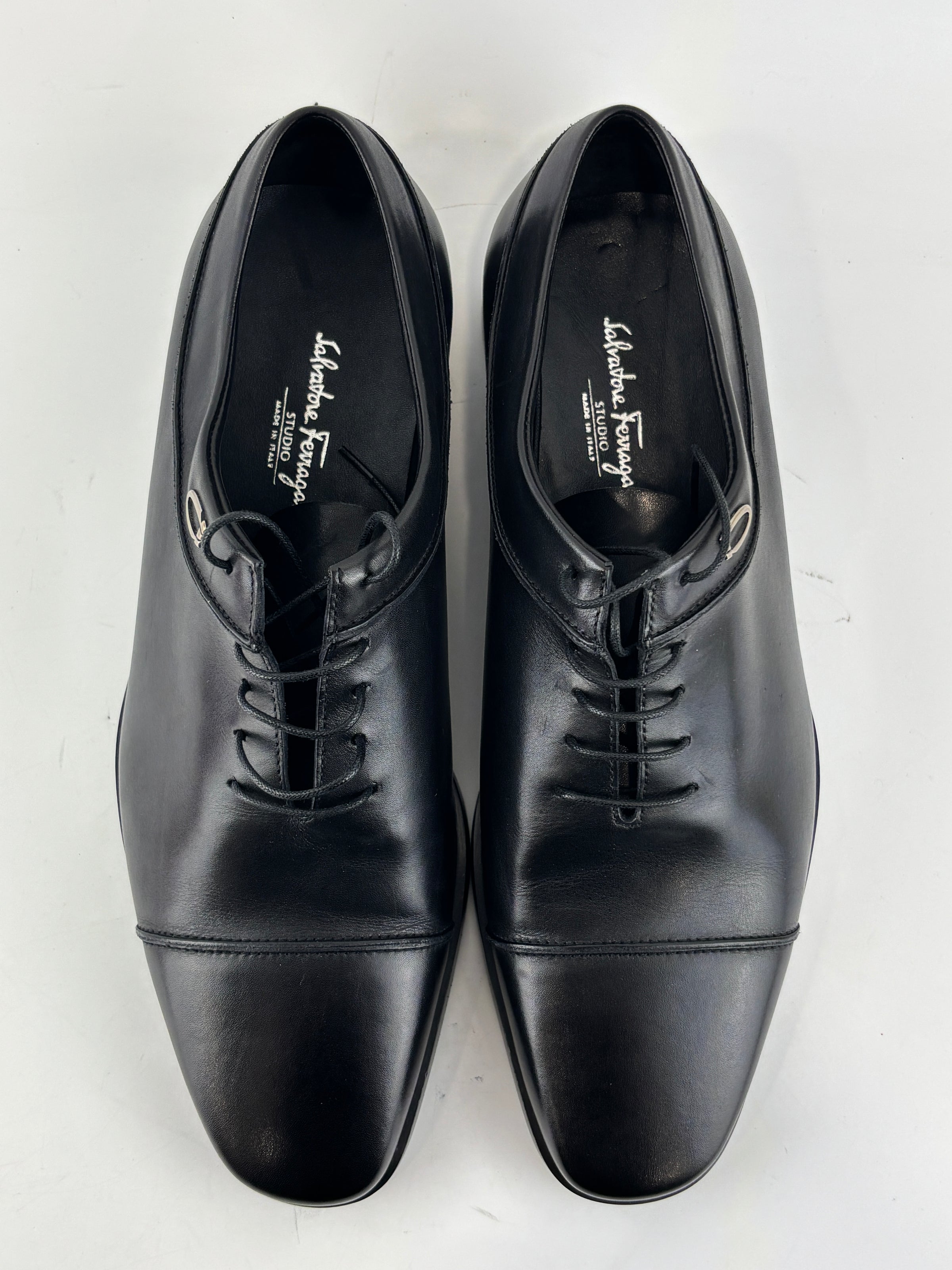 Studio Cap-Toe Oxford Shoes in Black Size 6 EEE