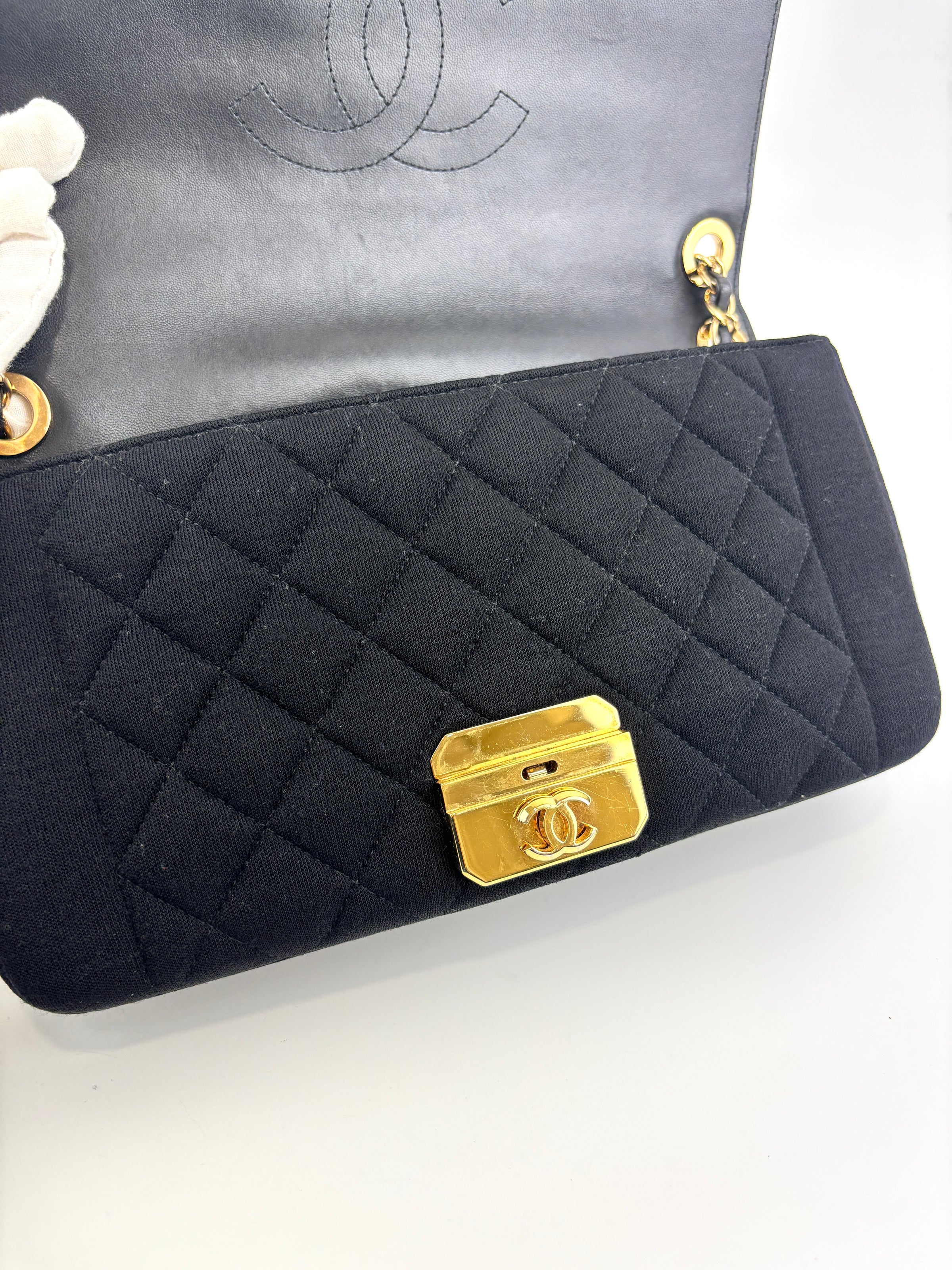 Small Chic with Me Jersey Flap Black