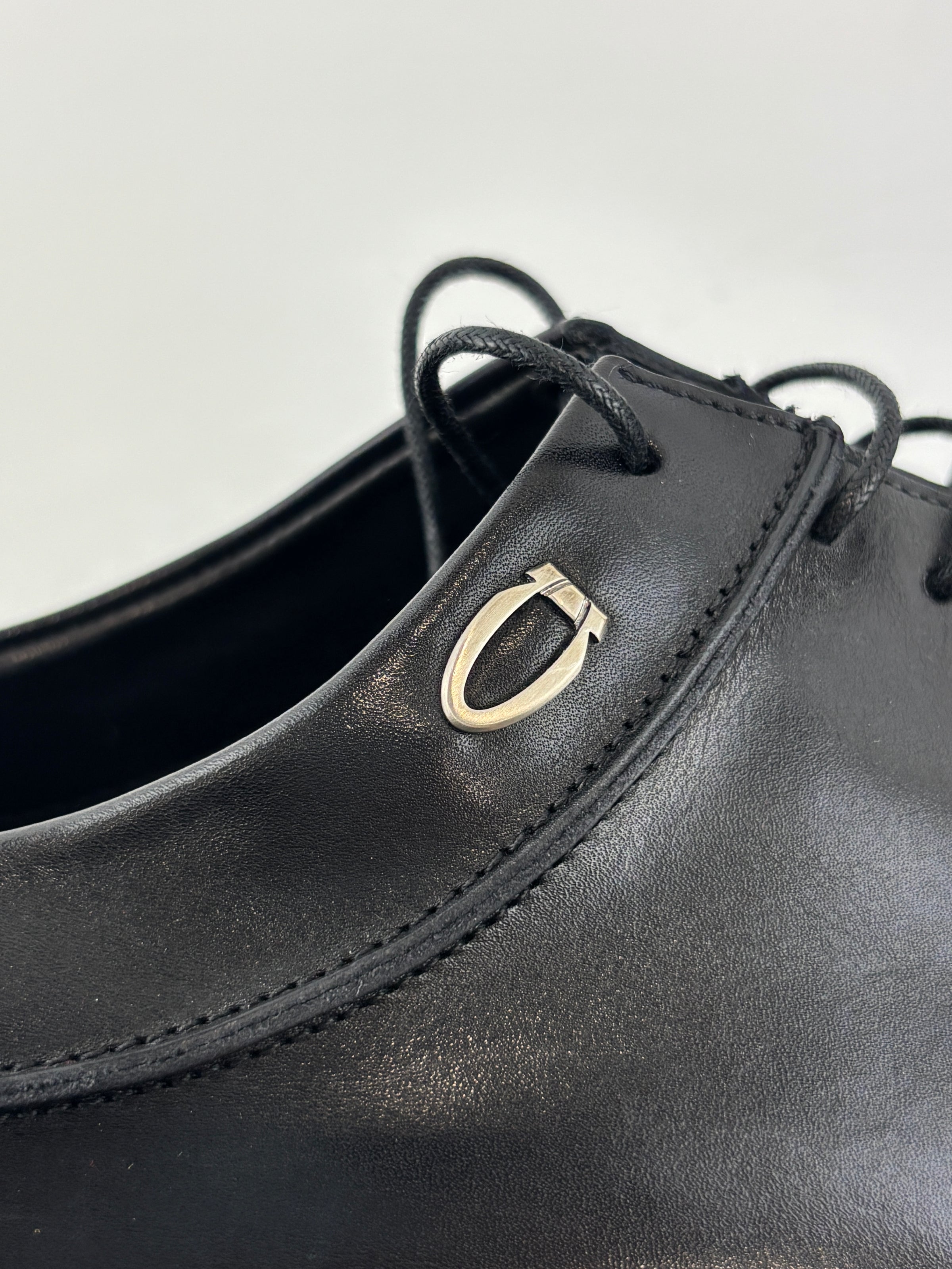 Studio Cap-Toe Oxford Shoes in Black Size 6 EEE