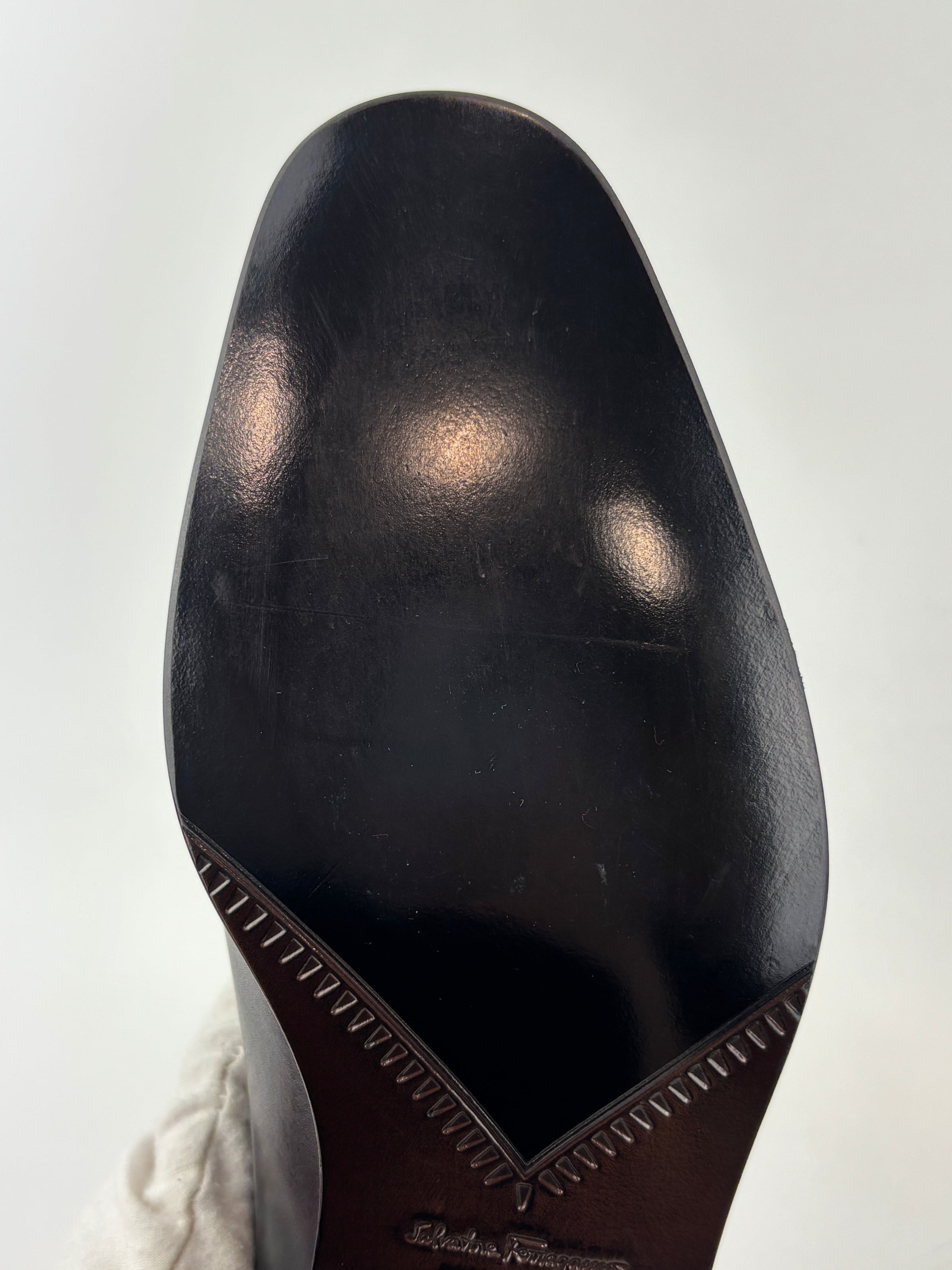 Studio Cap-Toe Oxford Shoes in Black Size 6 EEE