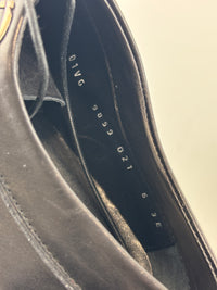 Studio Cap-Toe Oxford Shoes in Black Size 6 EEE