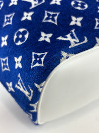 M46220 Neverfull MM Bleu Jacquard Velvet Limited-Edition LV Match Collection