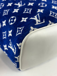 M46220 Neverfull MM Bleu Jacquard Velvet Limited-Edition LV Match Collection