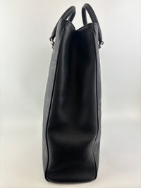 Medium Jumbo GG Leather Tote Bag in Black