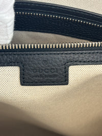 Medium Jumbo GG Leather Tote Bag in Black