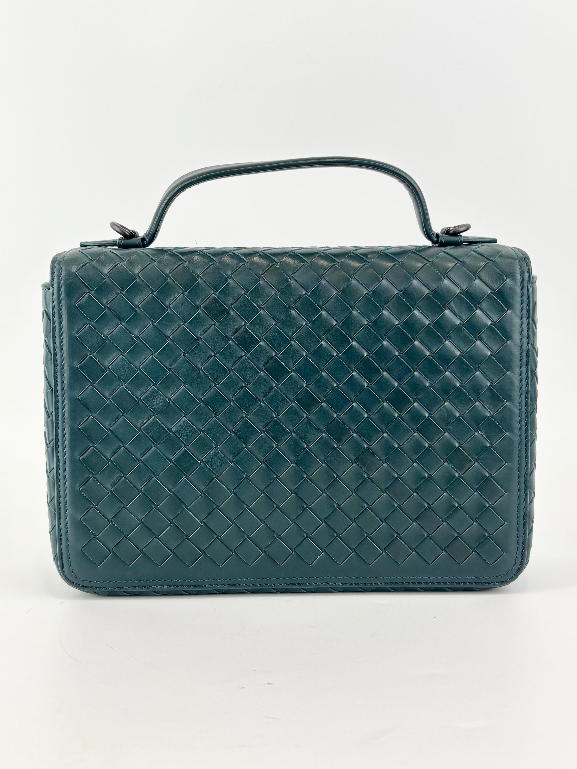 Intrecciato Alumna Top Handle Bag