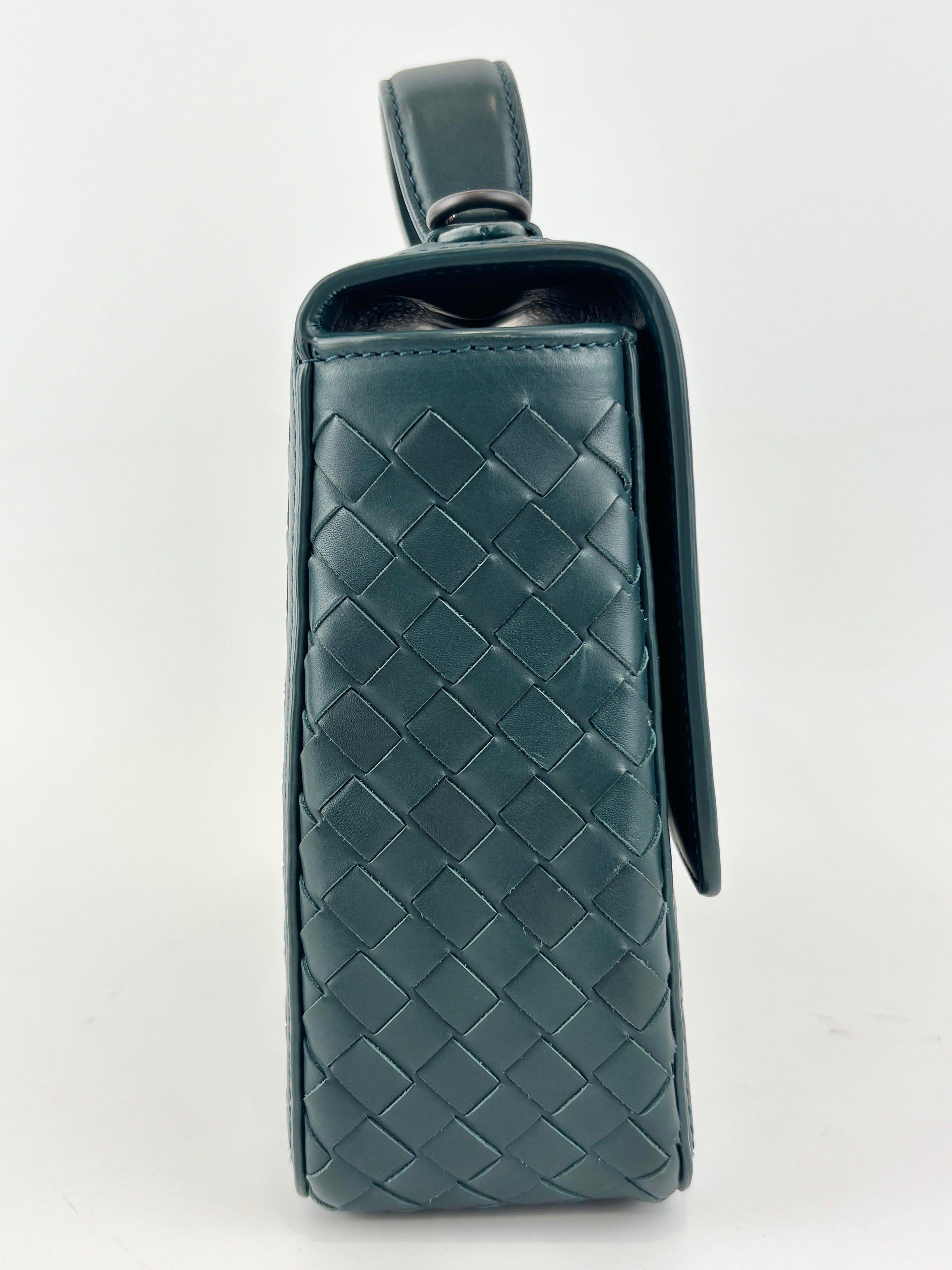 Intrecciato Alumna Top Handle Bag
