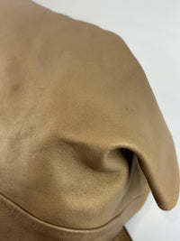Nappa Aire Gold Anagram Leather Tote