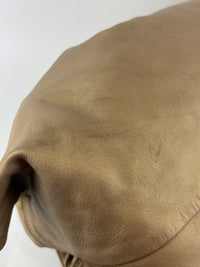 Nappa Aire Gold Anagram Leather Tote