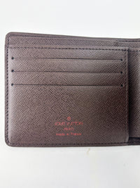 Damier Ebene Damier Canvas Multiple Wallet