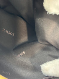 Nappa Aire Gold Anagram Leather Tote