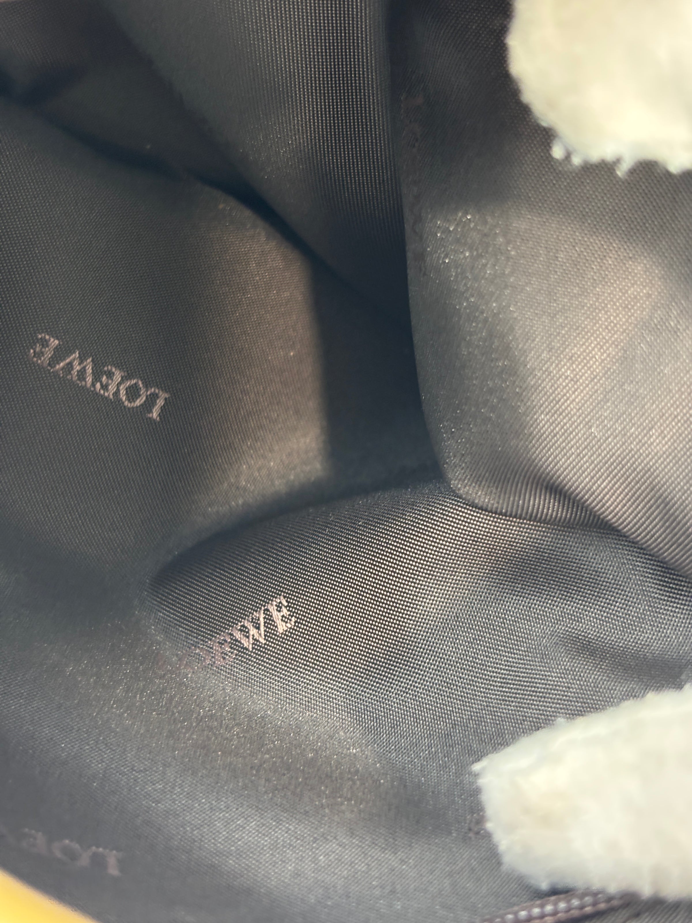 Nappa Aire Gold Anagram Leather Tote