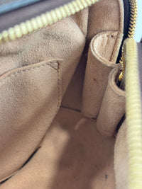 Beige GG Supreme Coated Canvas Ophidia Mini Square Shoulder Bag