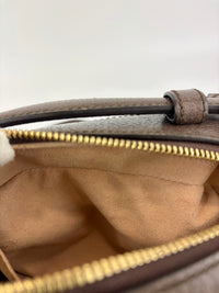 Beige GG Supreme Coated Canvas Ophidia Mini Square Shoulder Bag