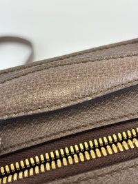 Beige GG Supreme Coated Canvas Ophidia Mini Square Shoulder Bag