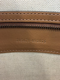 715671 Koi Calfskin Large GG Jacquard/Canvas Bauletto Duffle Bag