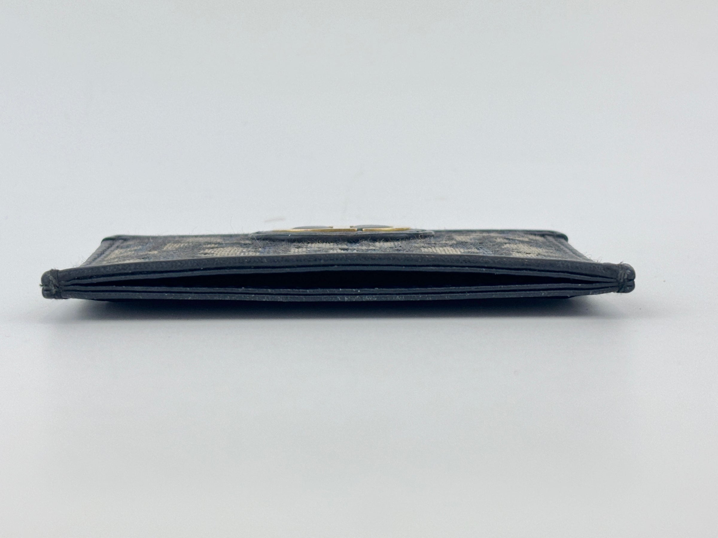 Navy Blue Oblique 30 Montaigne Freesia Card Holder