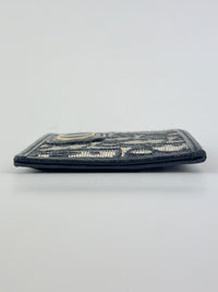 Navy Blue Oblique 30 Montaigne Freesia Card Holder