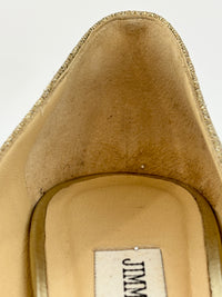 Luna Gold Glitter Platform Pumps Size 39