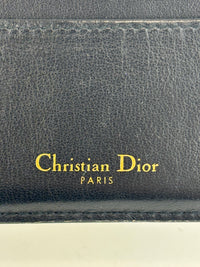 Navy Blue Oblique 30 Montaigne Freesia Card Holder