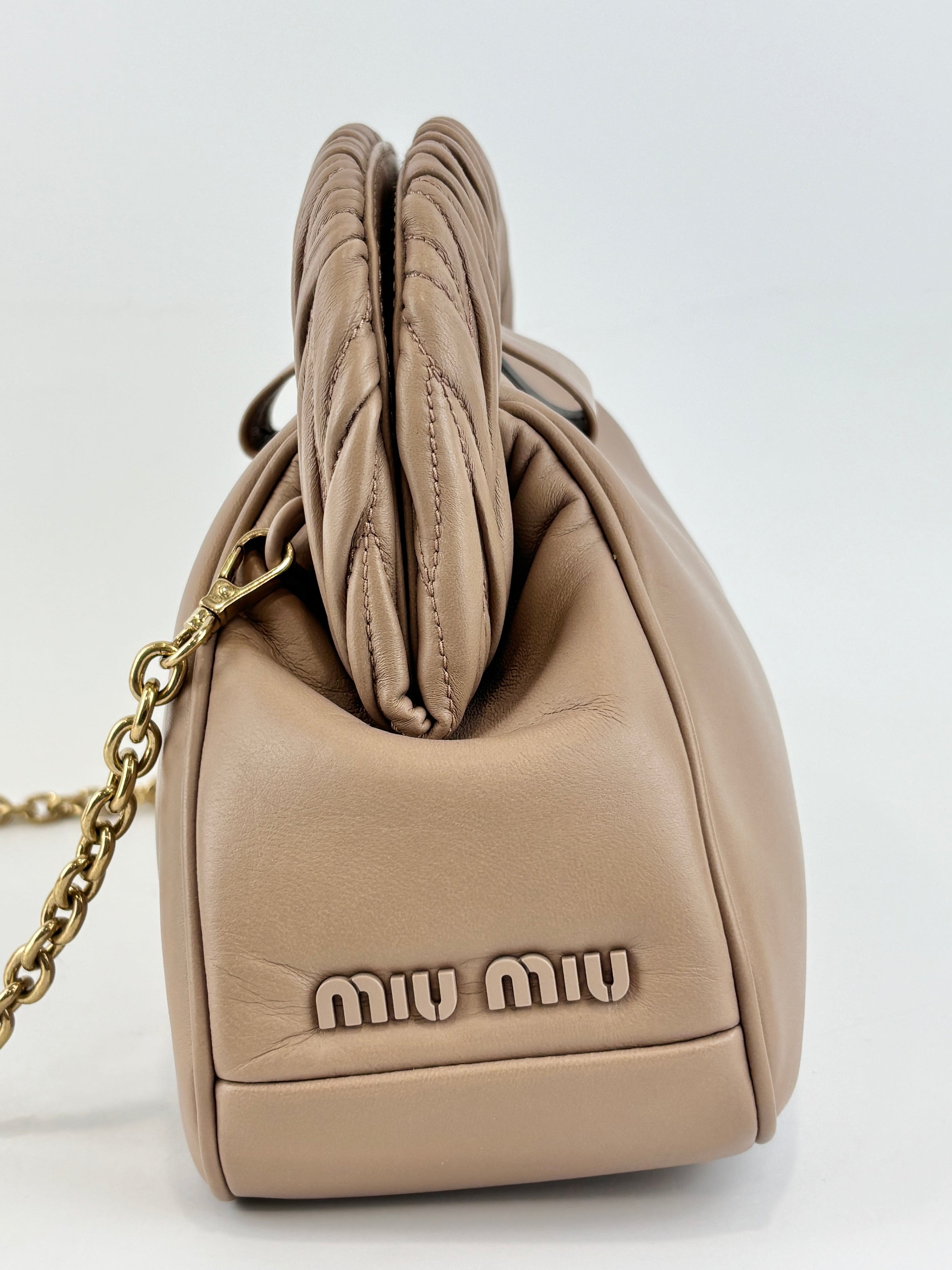 5BF110 Cammeo Matelasse Nappa Leather Bag