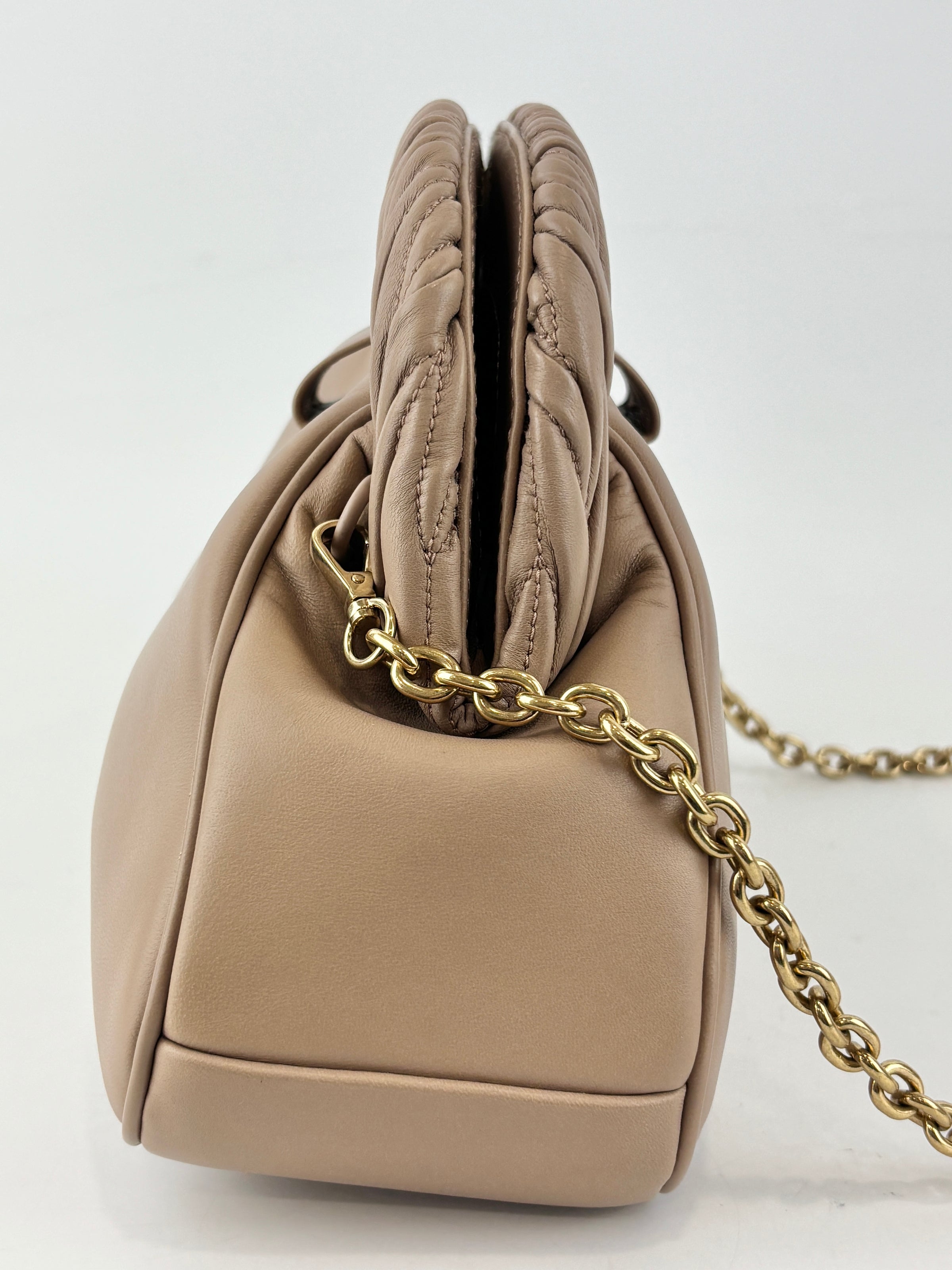 5BF110 Cammeo Matelasse Nappa Leather Bag