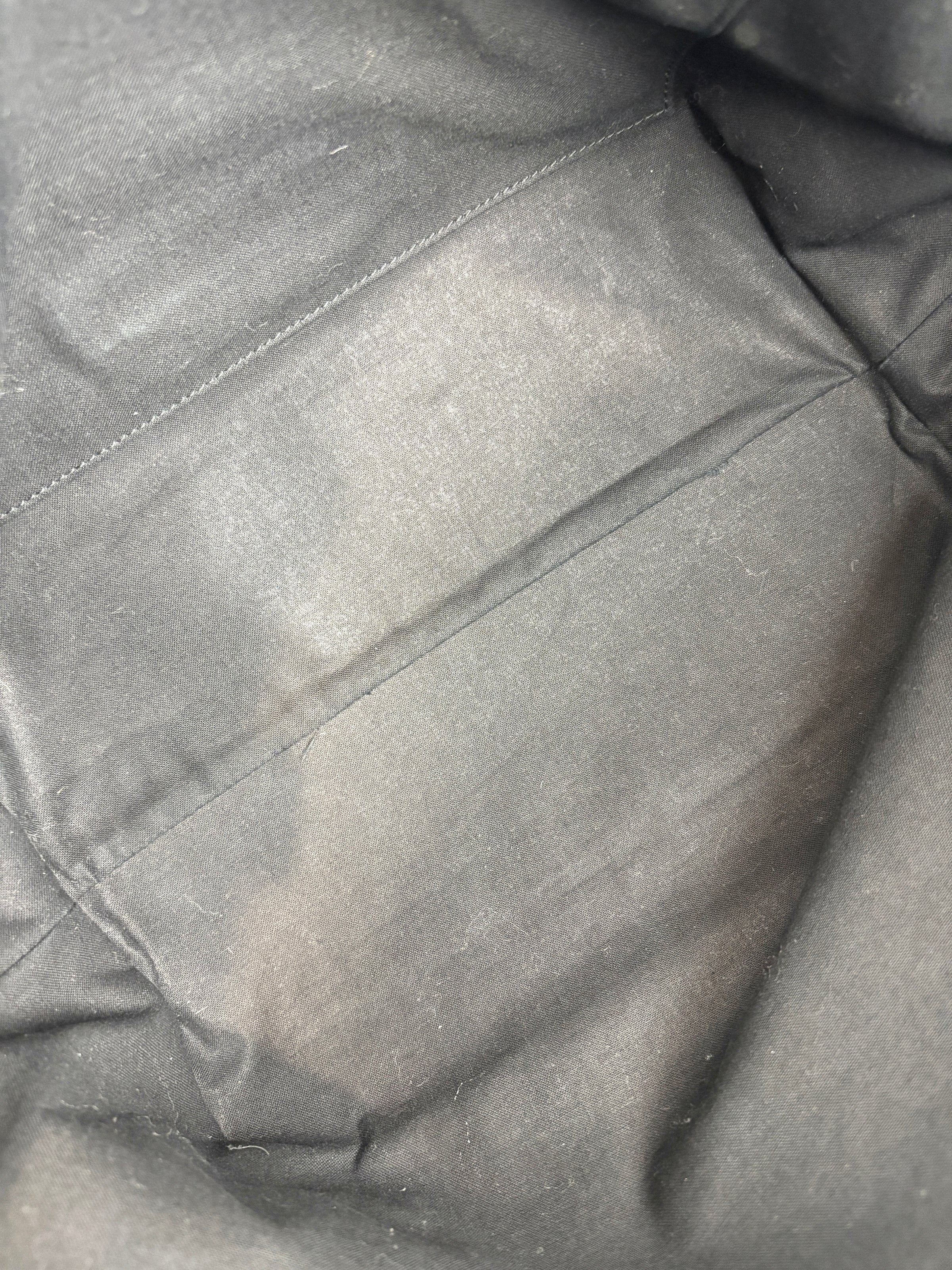 Cities Paris Jumbo Small Tote Bag In Beige Canvas With Black Leather Trim