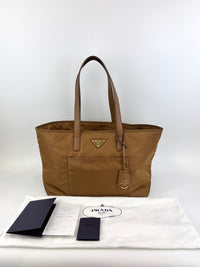 1BG555 Re-Edition 1978 large Re-Nylon and Saffiano Leather Tote Bag