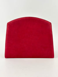 AD21 3045 Vintage Suede Clutch with Chain