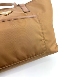 1BG555 Re-Edition 1978 large Re-Nylon and Saffiano Leather Tote Bag