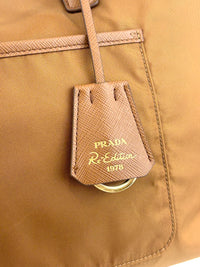 1BG555 Re-Edition 1978 large Re-Nylon and Saffiano Leather Tote Bag