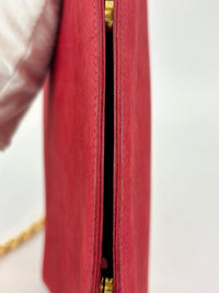 AD21 3045 Vintage Suede Clutch with Chain