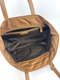 1BG555 Re-Edition 1978 large Re-Nylon and Saffiano Leather Tote Bag