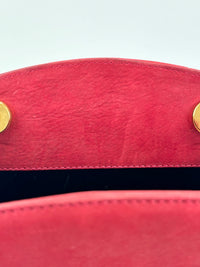 AD21 3045 Vintage Suede Clutch with Chain