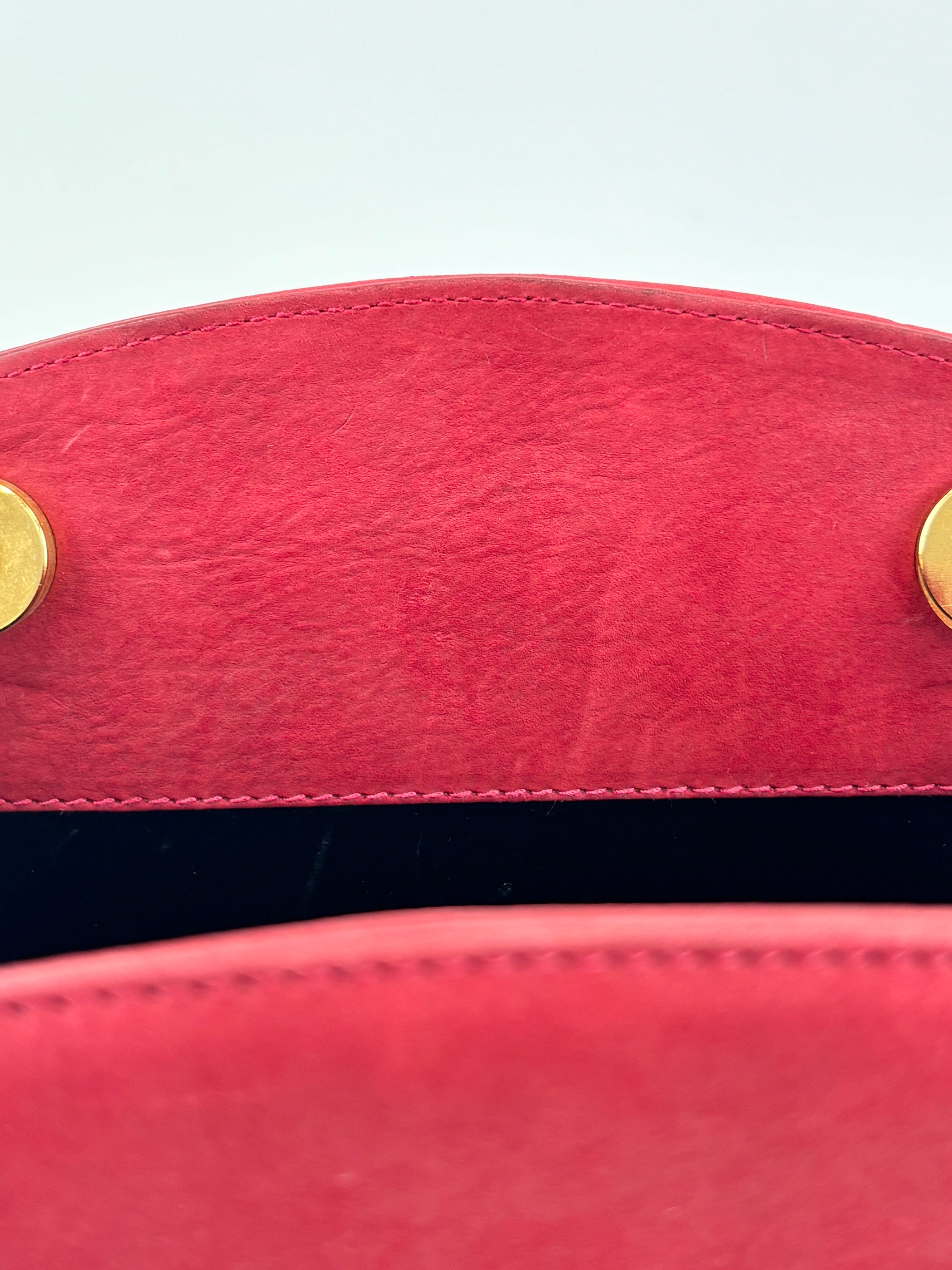AD21 3045 Vintage Suede Clutch with Chain
