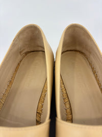 Beige / Black Lambskin Espadrilles Size 39
