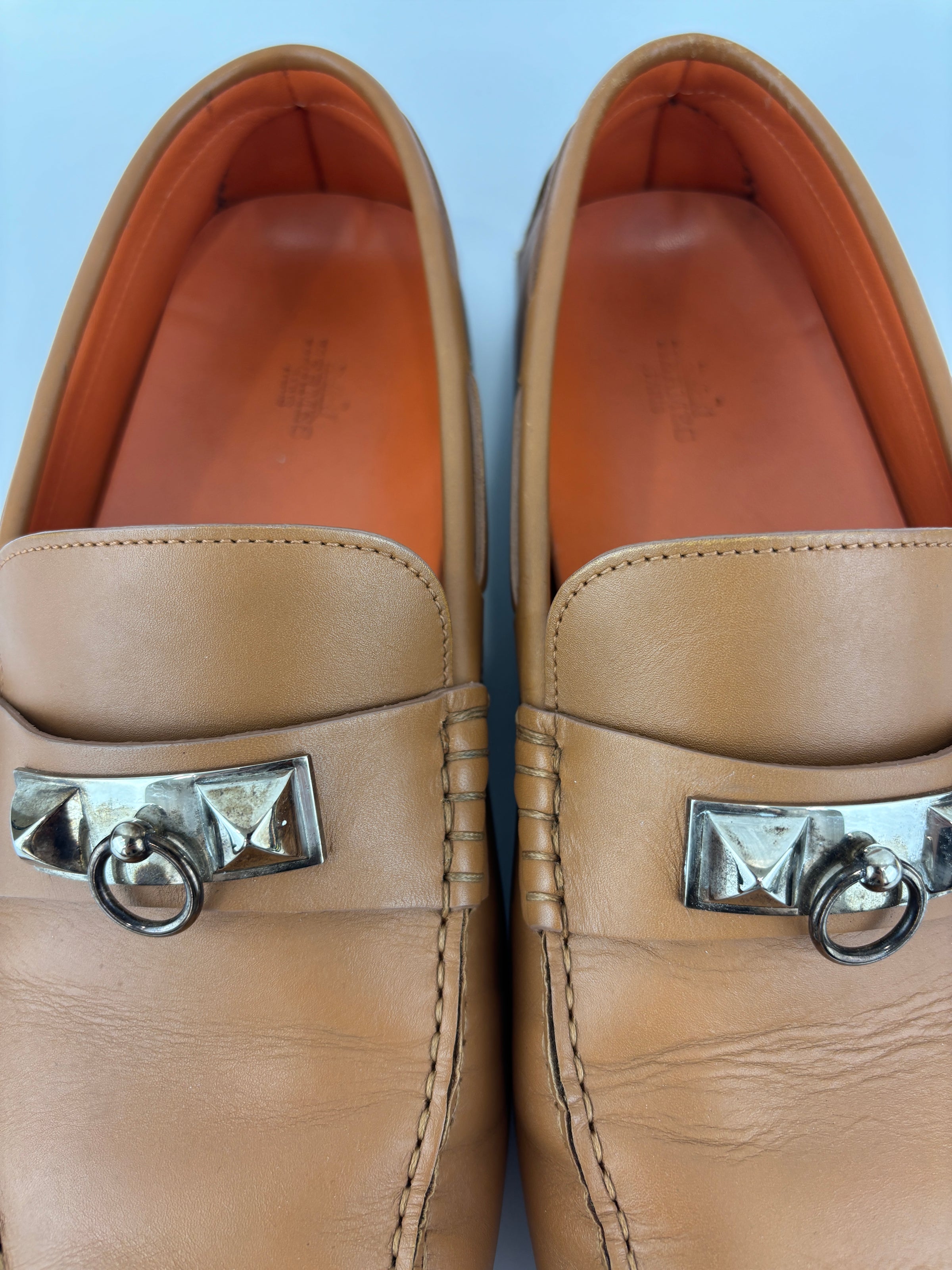 Men's Brown Irving Loafers Size 43.5