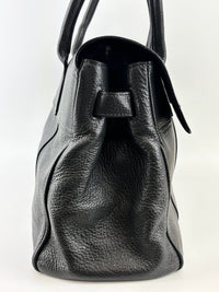 Bayswater Heavy Grain Leather Tote Bag Black
