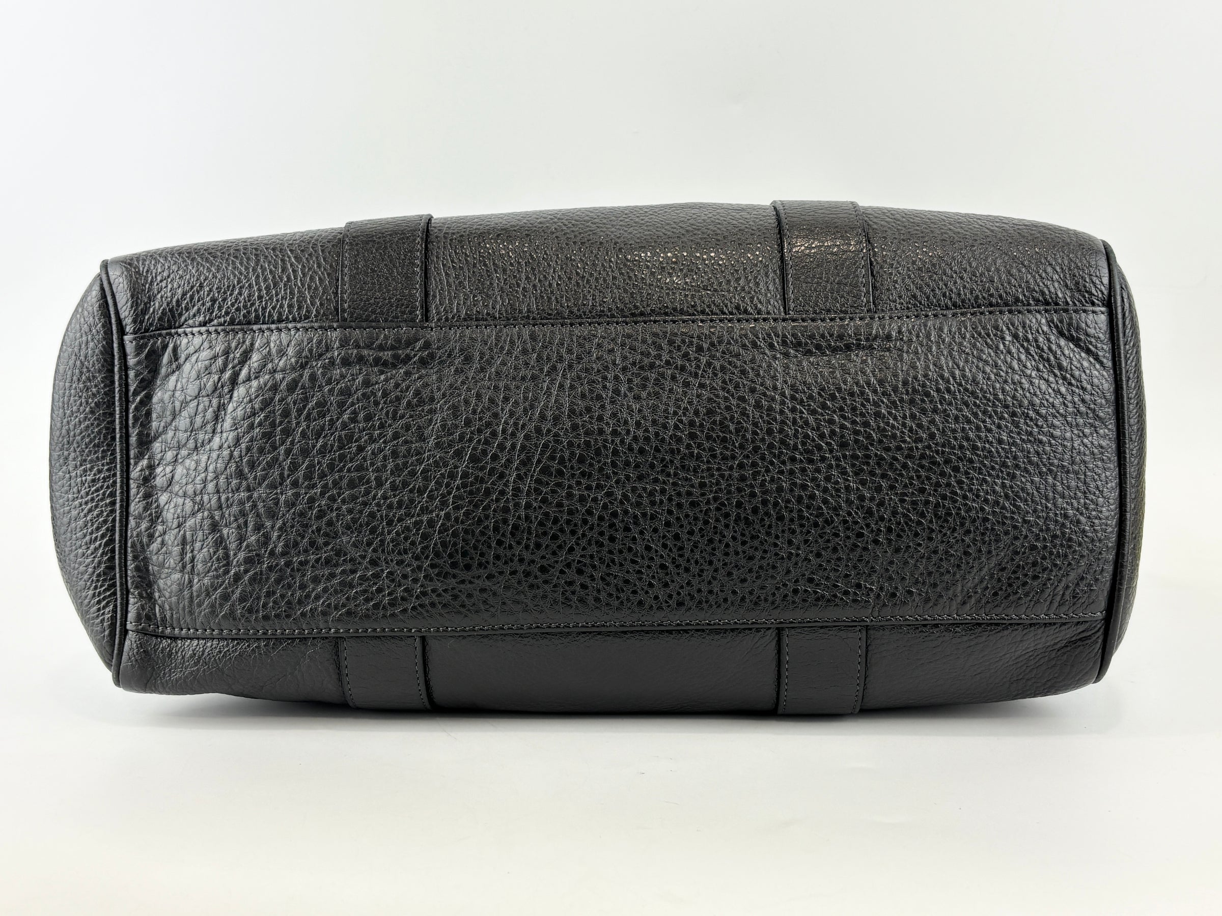 Bayswater Heavy Grain Leather Tote Bag Black