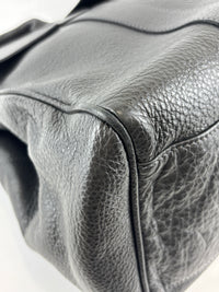 Bayswater Heavy Grain Leather Tote Bag Black