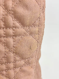 Medium Panarea Coated Canvas Cannage Tote Rosato