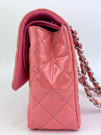 Classic Medium Flap Patent Salmon Pink SHW