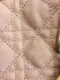 Medium Panarea Coated Canvas Cannage Tote Rosato